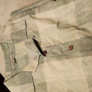 Vintage Tommy Bahama,Size L,Green,Lime& Tanish